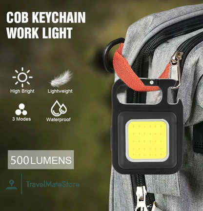 TravelMate™ Cob Keychain Work Light