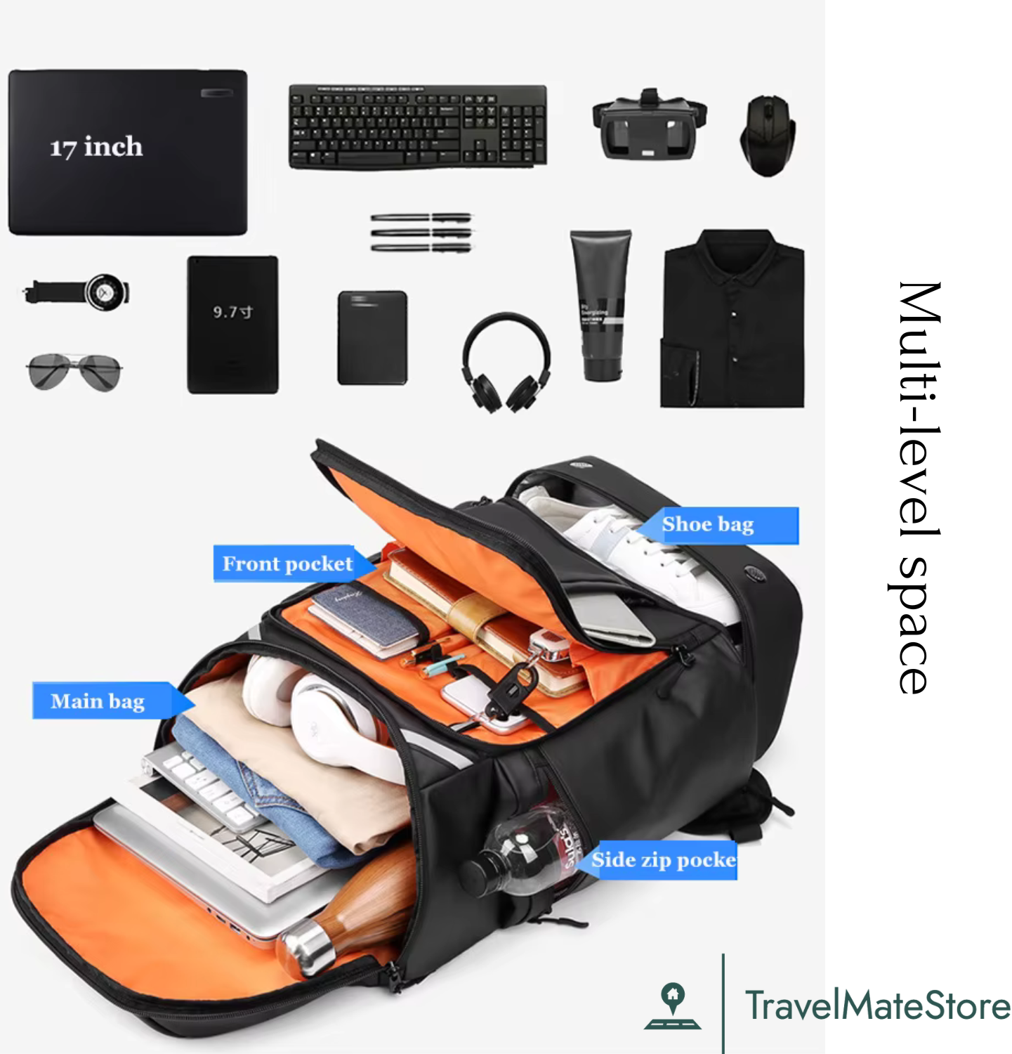 TravelMate™ UrbanShield Pro Backpack