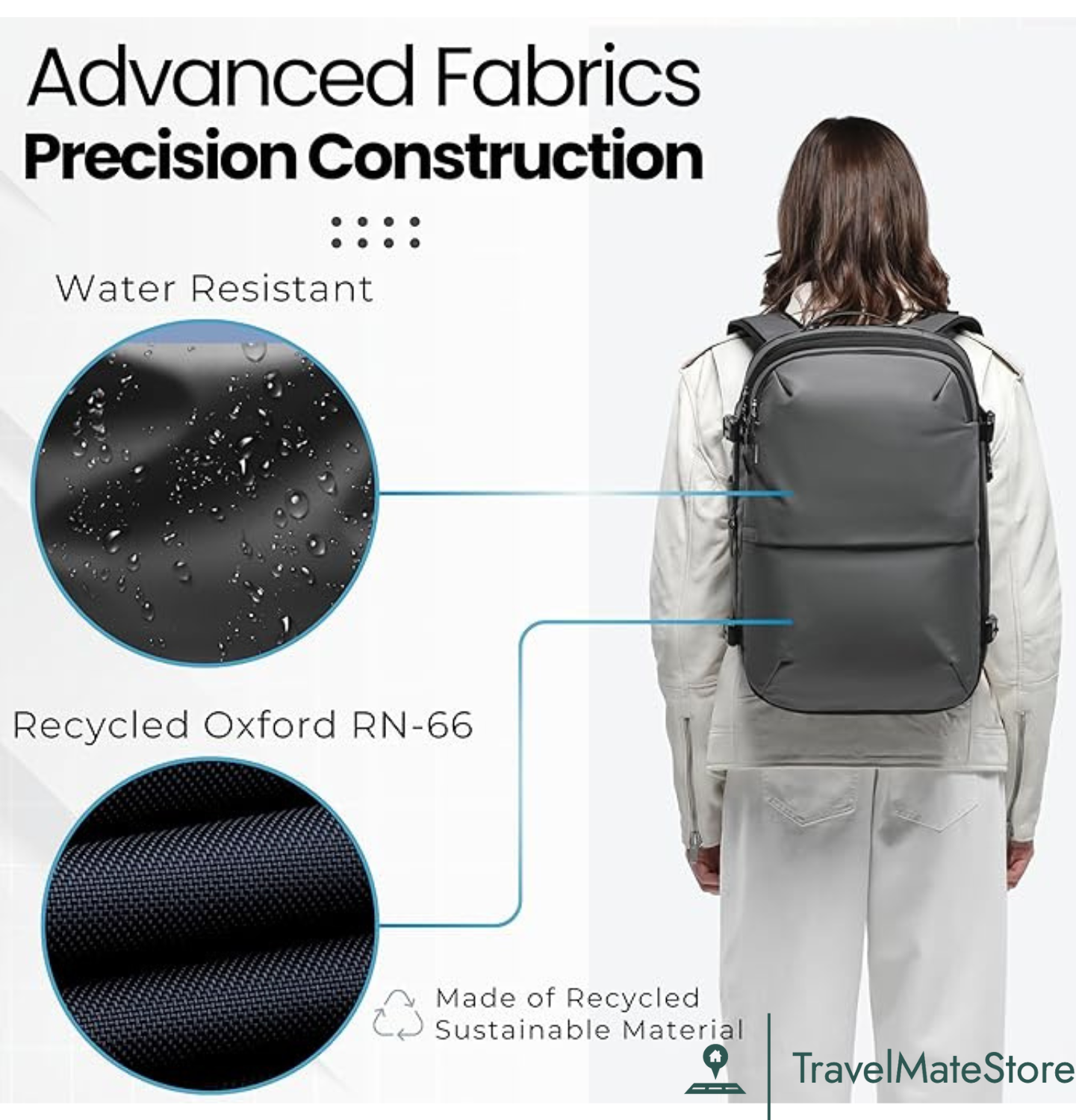 TravelMate™Discoverer Vacuum Compression Travel Backpack